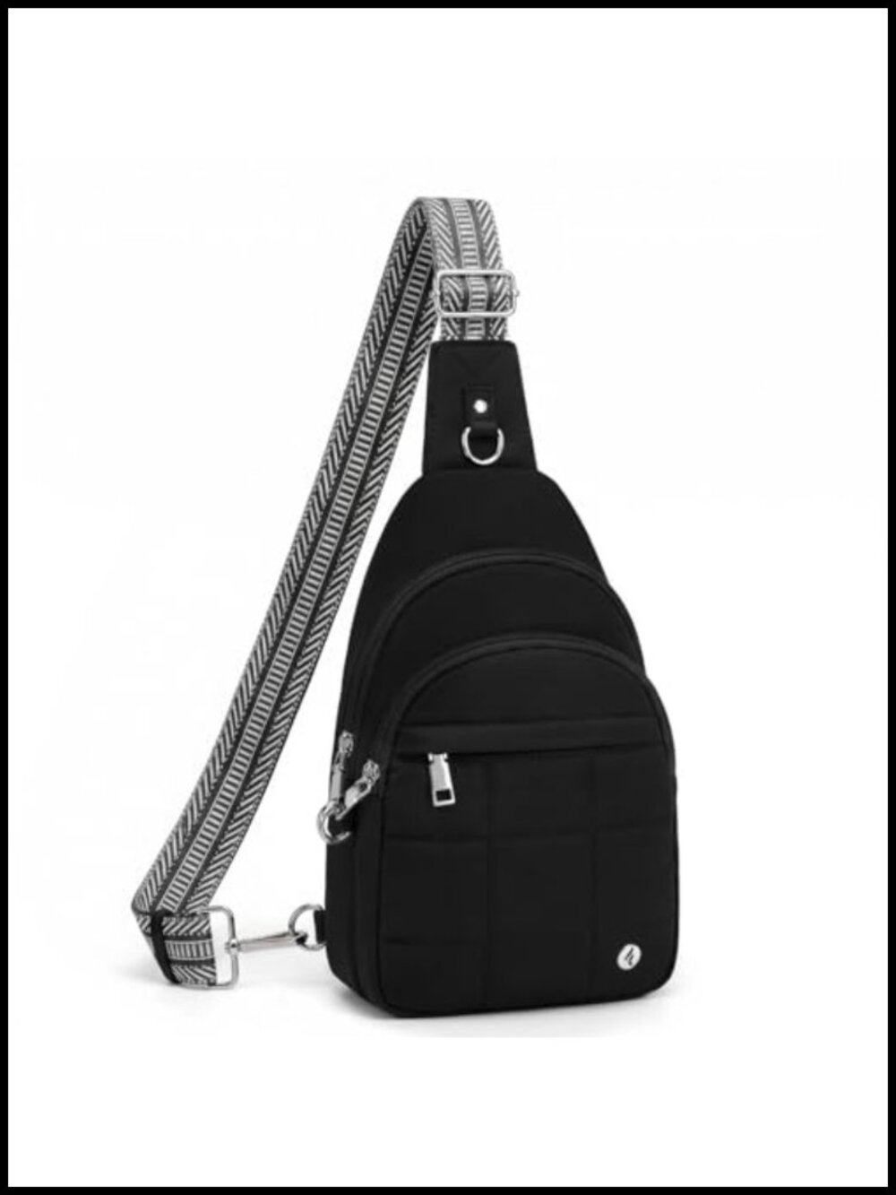 Anti Theft RFID Crossbody Sling Bag Lightweight Nylon Travel